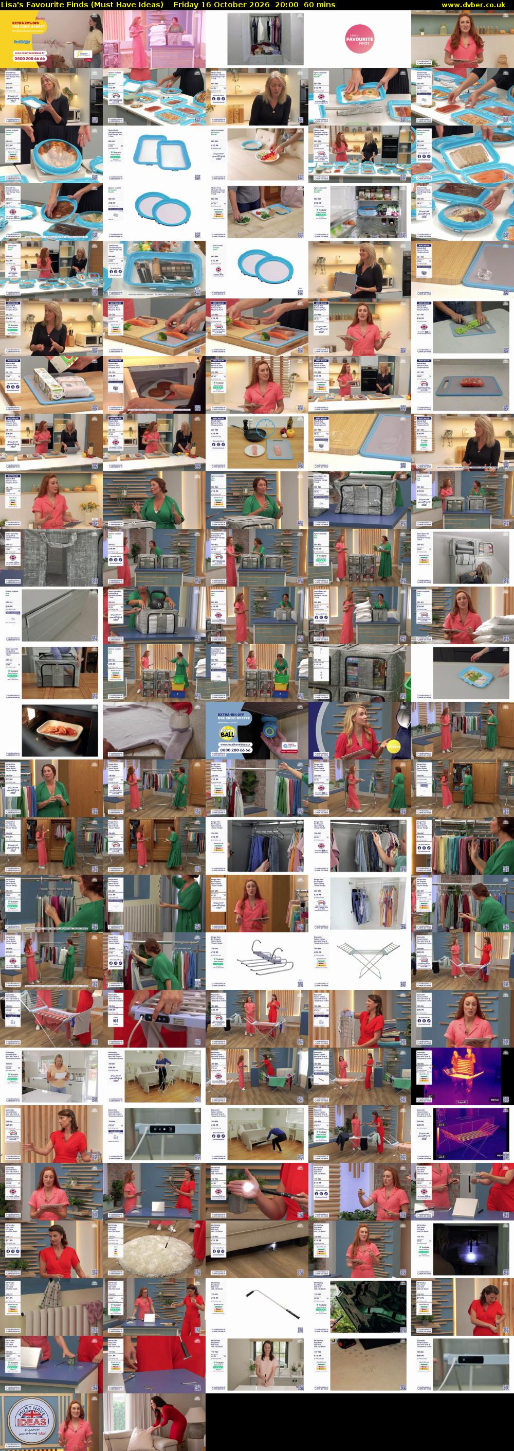 Lisa's Favourite Finds (Must Have Ideas) Friday 16 October 2026 20:00 - 21:00