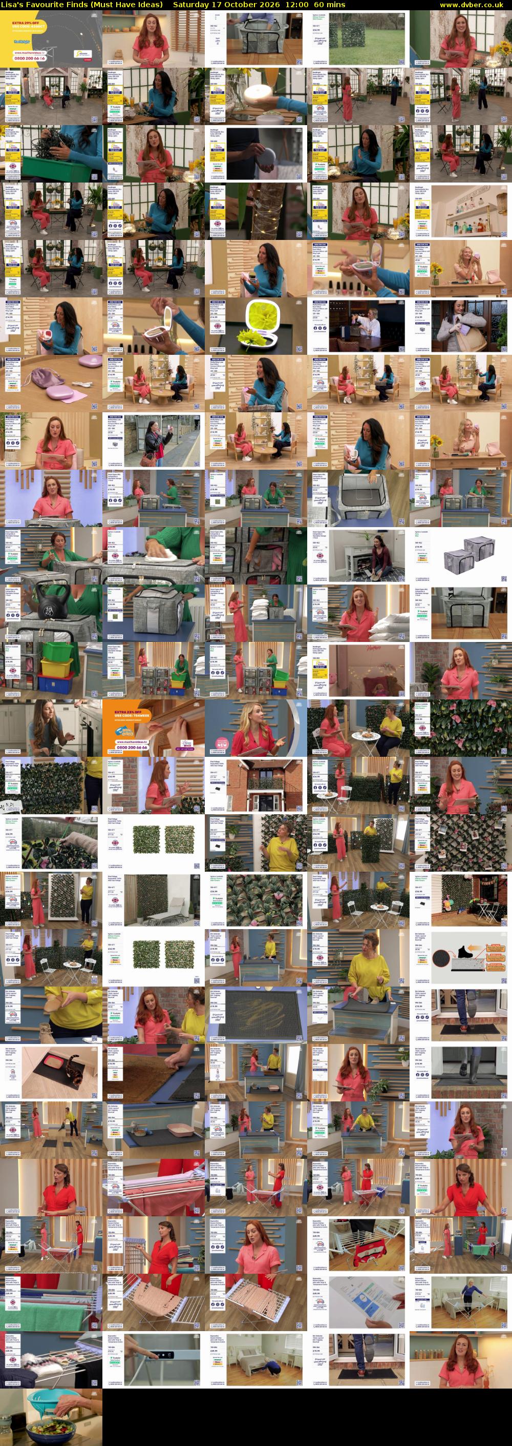 Lisa's Favourite Finds (Must Have Ideas) Saturday 17 October 2026 12:00 - 13:00