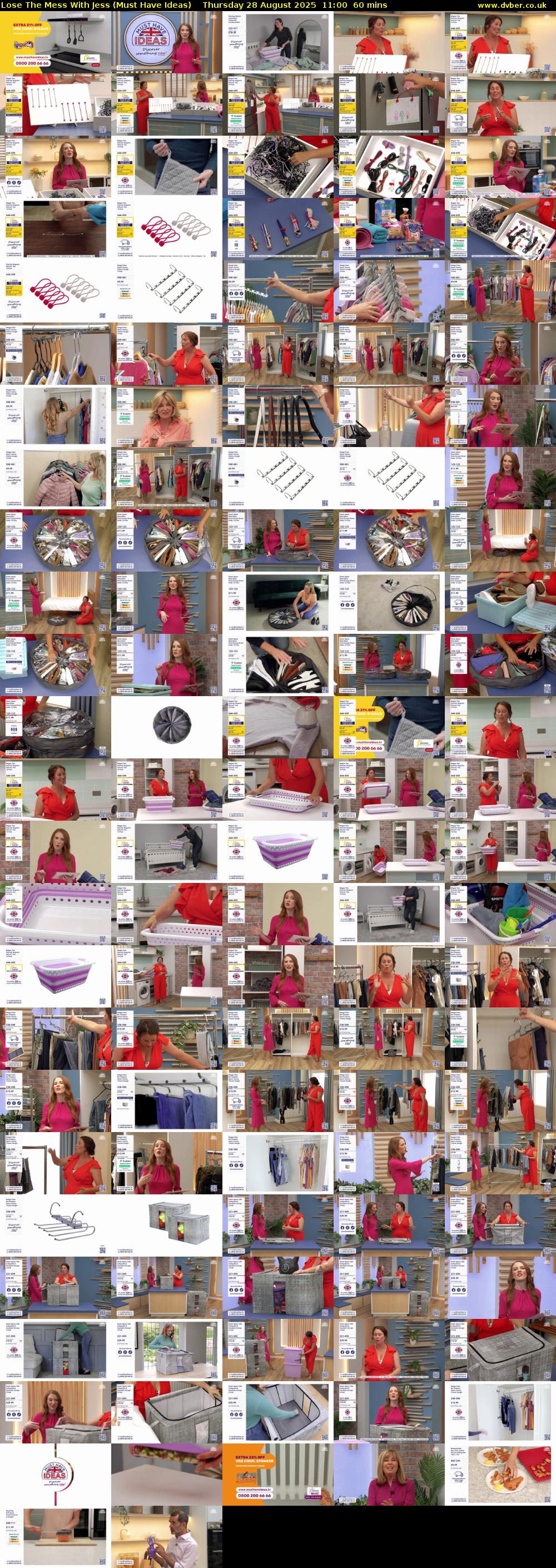 Lose The Mess With Jess (Must Have Ideas) Thursday 28 August 2025 11:00 - 12:00