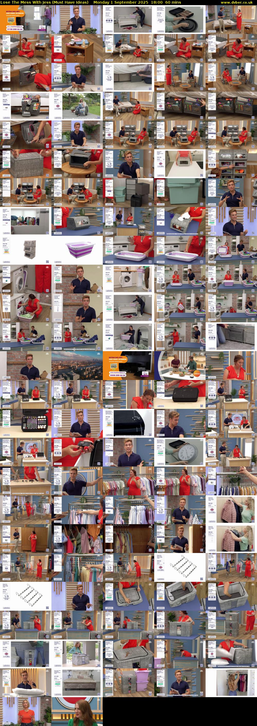 Lose The Mess With Jess (Must Have Ideas) Monday 1 September 2025 18:00 - 19:00