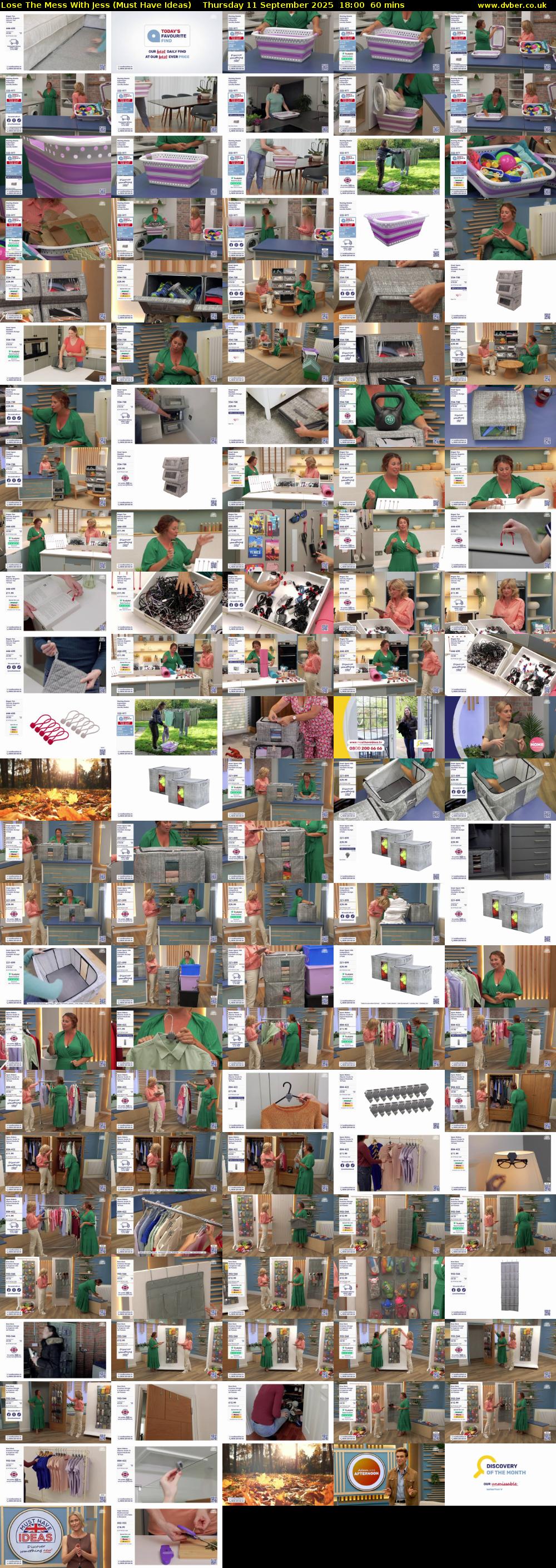 Lose The Mess With Jess (Must Have Ideas) Thursday 11 September 2025 18:00 - 19:00