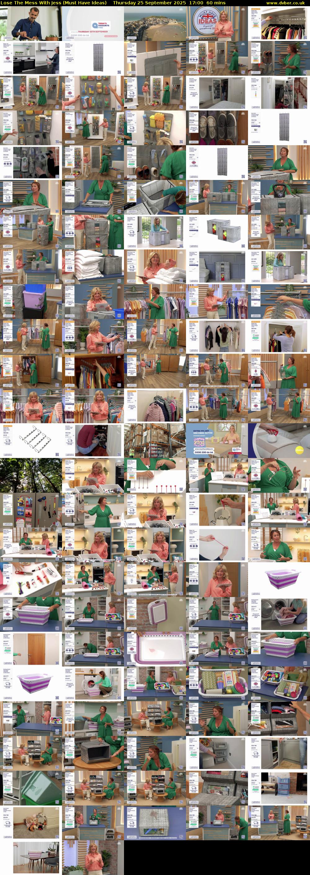 Lose The Mess With Jess (Must Have Ideas) Thursday 25 September 2025 17:00 - 18:00