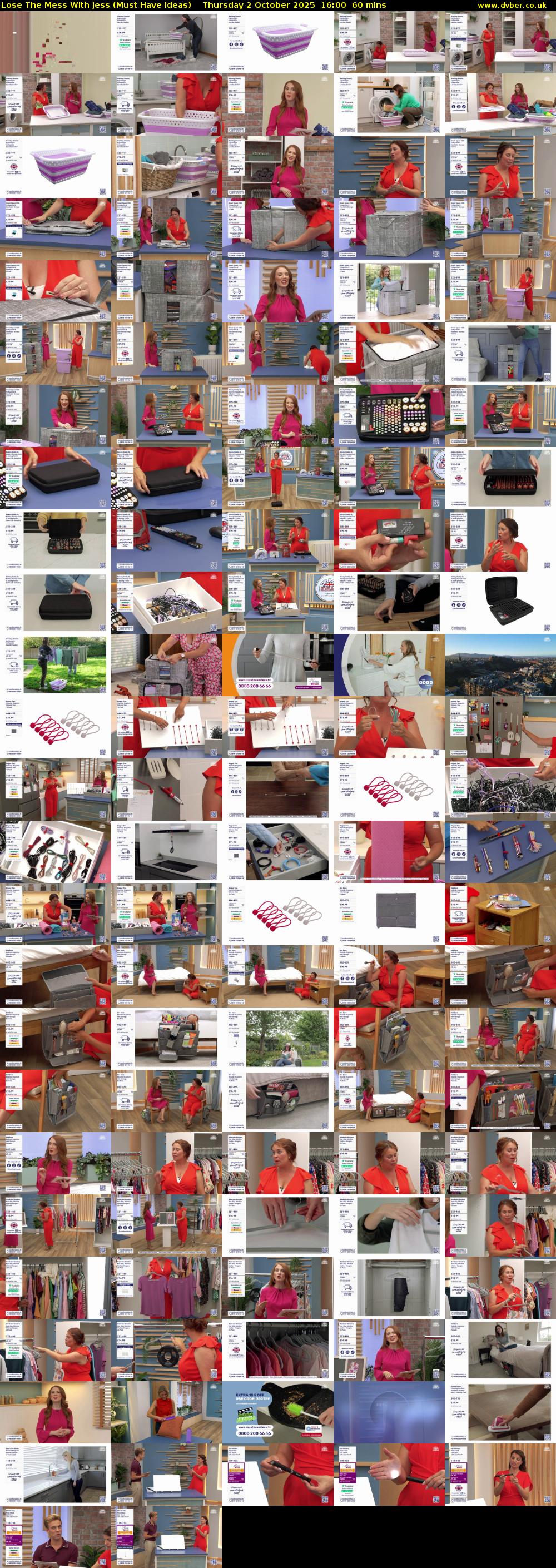 Lose The Mess With Jess (Must Have Ideas) Thursday 2 October 2025 16:00 - 17:00