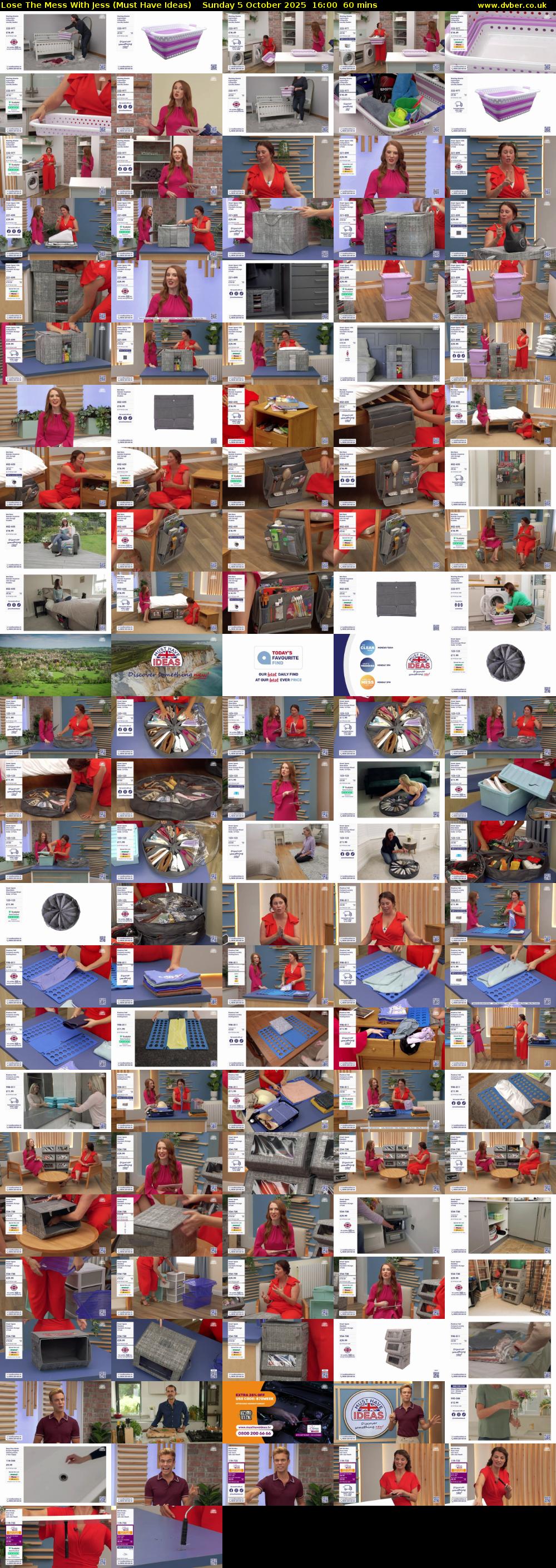 Lose The Mess With Jess (Must Have Ideas) Sunday 5 October 2025 16:00 - 17:00