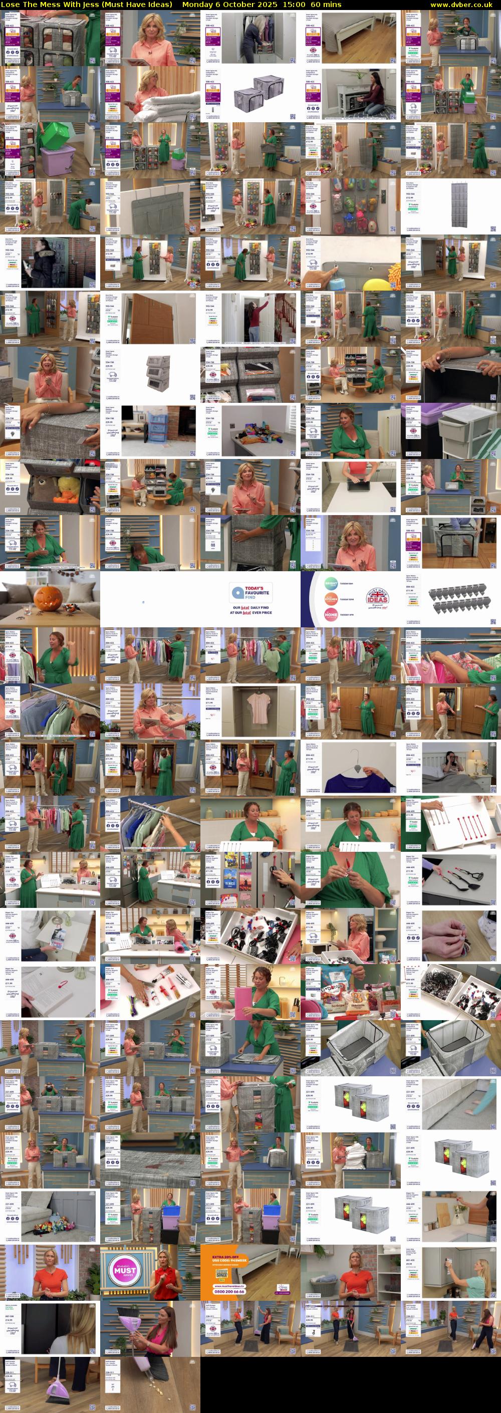 Lose The Mess With Jess (Must Have Ideas) Monday 6 October 2025 15:00 - 16:00