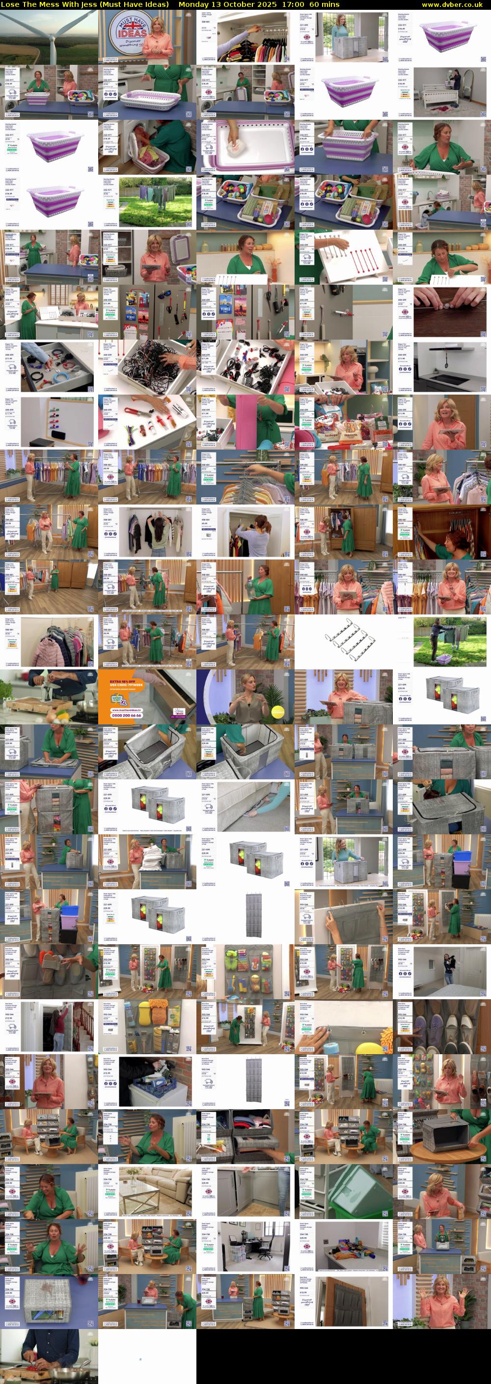 Lose The Mess With Jess (Must Have Ideas) Monday 13 October 2025 17:00 - 18:00