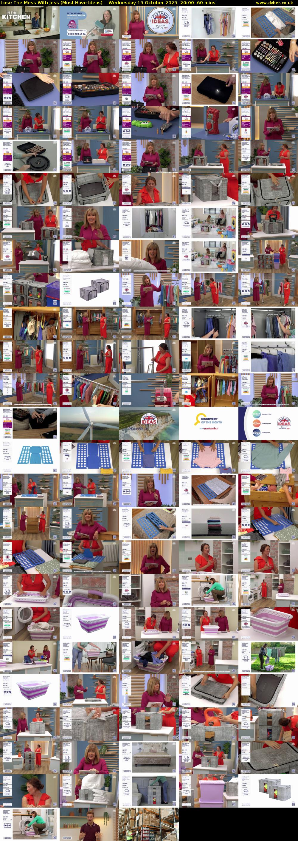 Lose The Mess With Jess (Must Have Ideas) Wednesday 15 October 2025 20:00 - 21:00