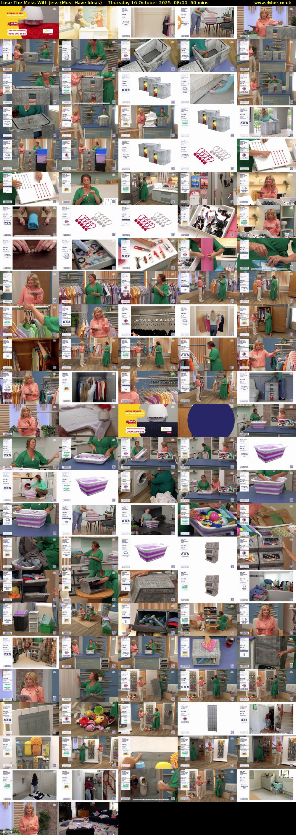 Lose The Mess With Jess (Must Have Ideas) Thursday 16 October 2025 08:00 - 09:00