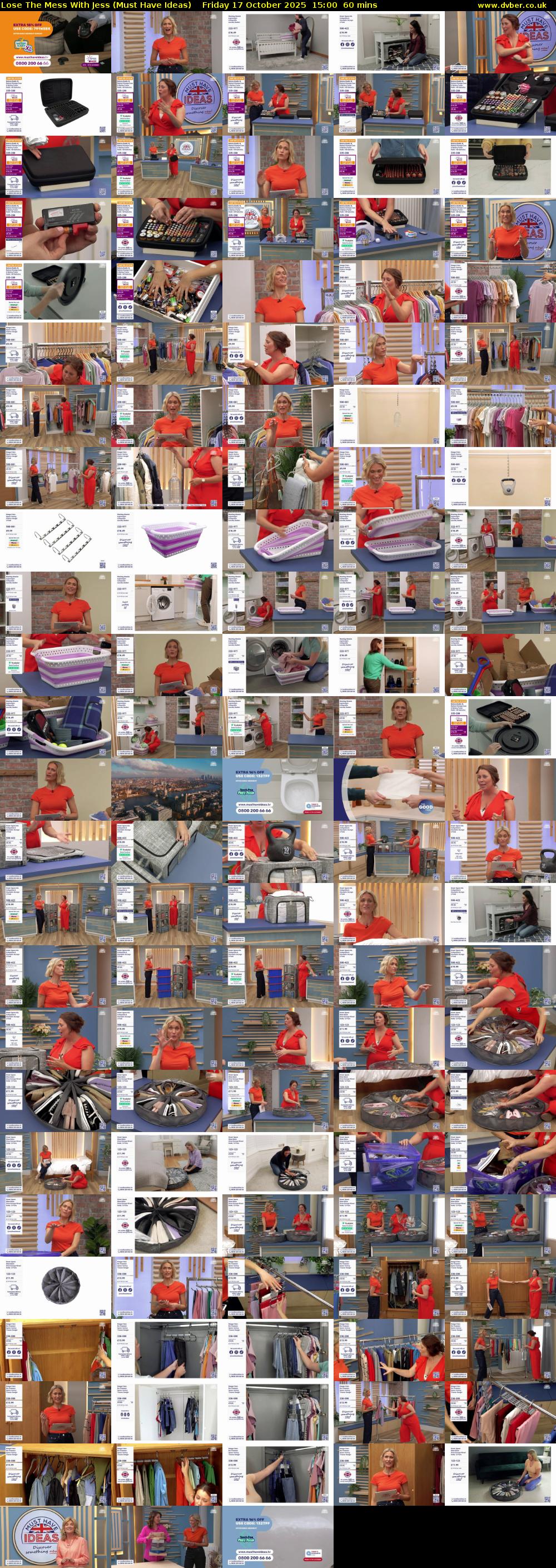 Lose The Mess With Jess (Must Have Ideas) Friday 17 October 2025 15:00 - 16:00