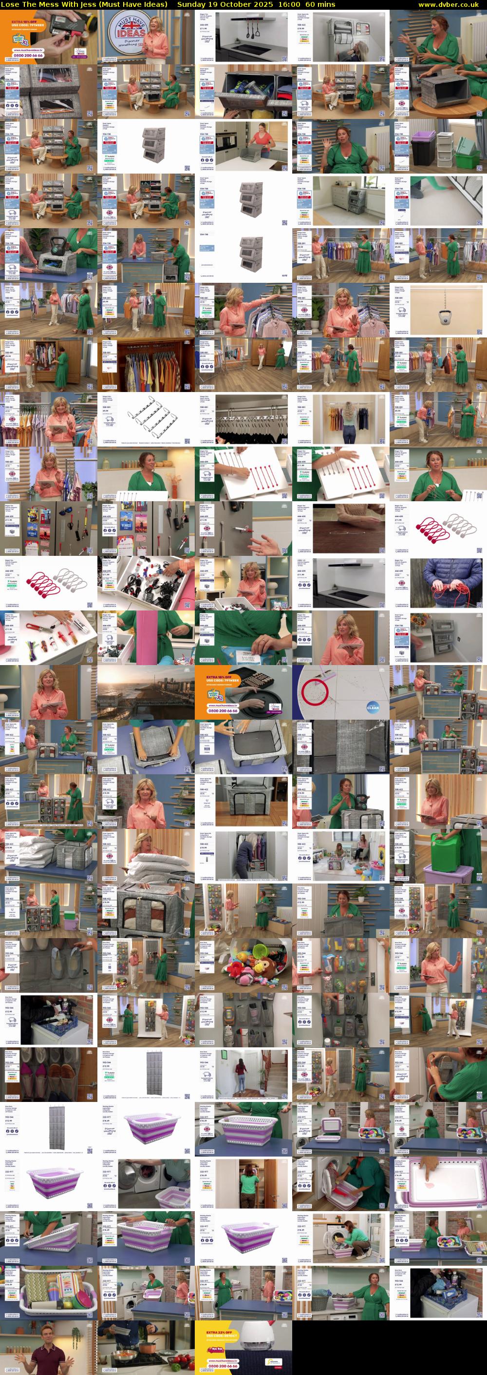 Lose The Mess With Jess (Must Have Ideas) Sunday 19 October 2025 16:00 - 17:00