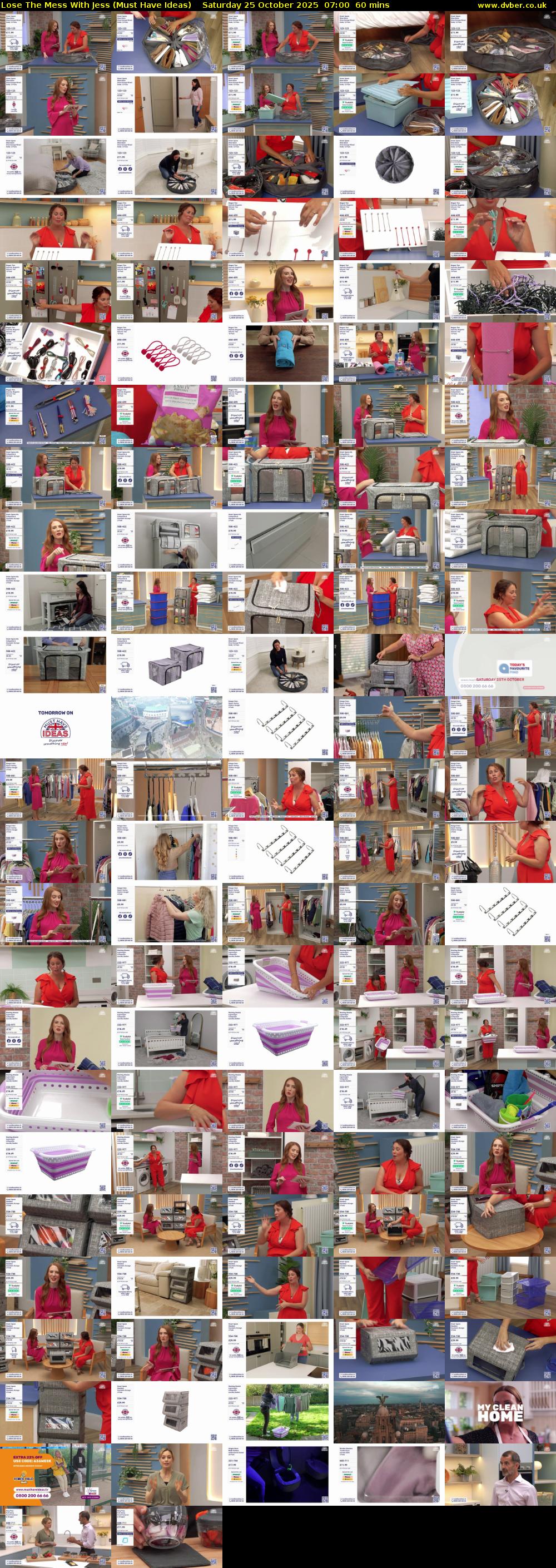 Lose The Mess With Jess (Must Have Ideas) Saturday 25 October 2025 07:00 - 08:00