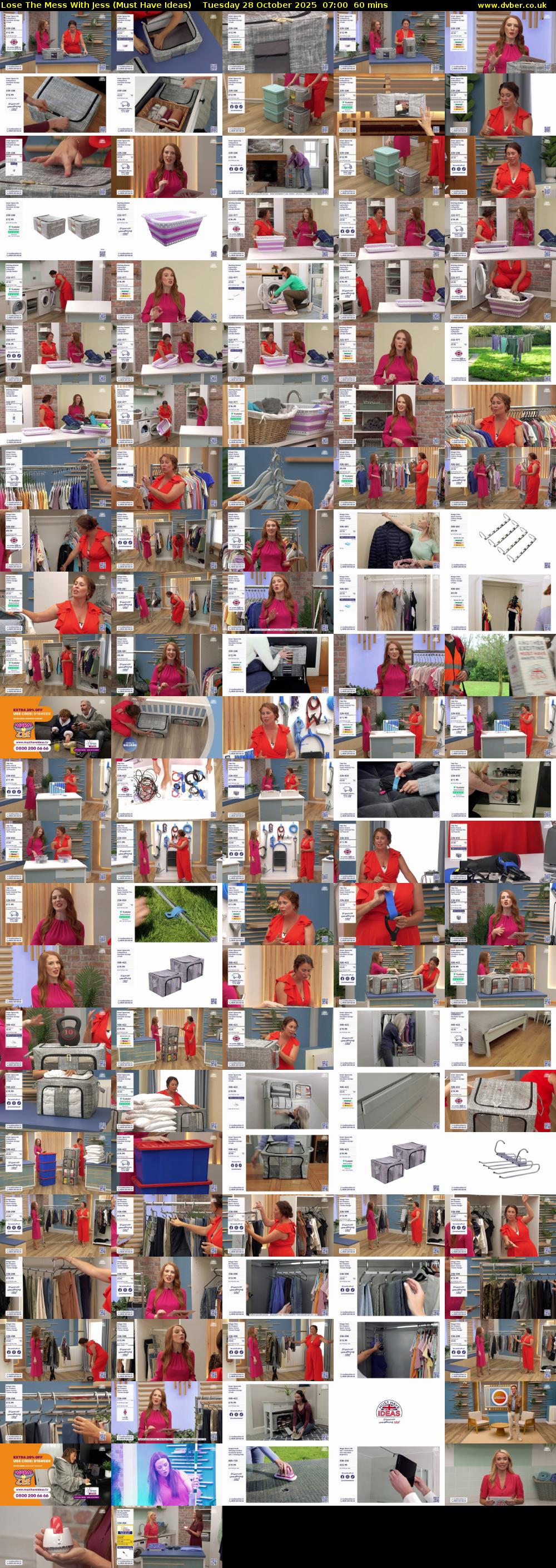 Lose The Mess With Jess (Must Have Ideas) Tuesday 28 October 2025 07:00 - 08:00