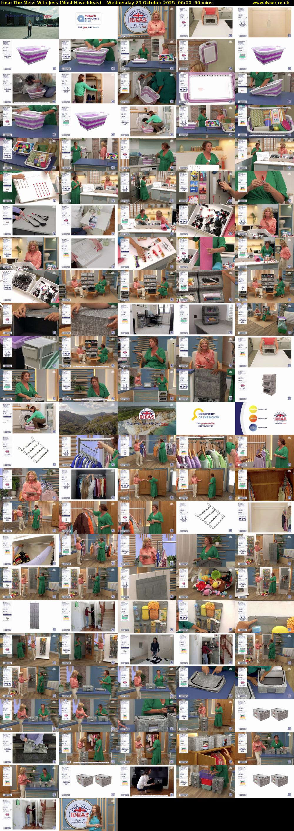 Lose The Mess With Jess (Must Have Ideas) Wednesday 29 October 2025 06:00 - 07:00