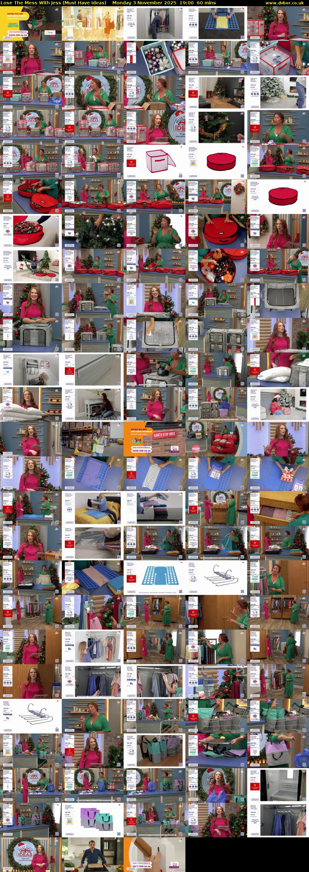 Lose The Mess With Jess (Must Have Ideas) Monday 3 November 2025 19:00 - 20:00