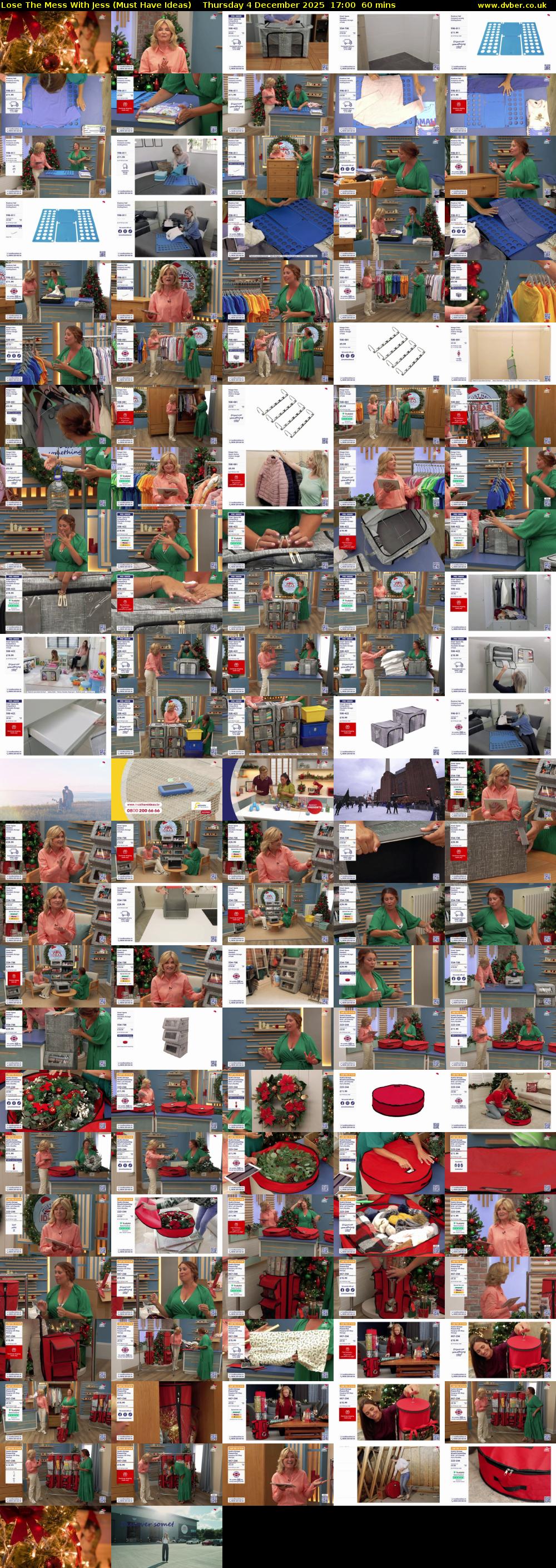 Lose The Mess With Jess (Must Have Ideas) Thursday 4 December 2025 17:00 - 18:00