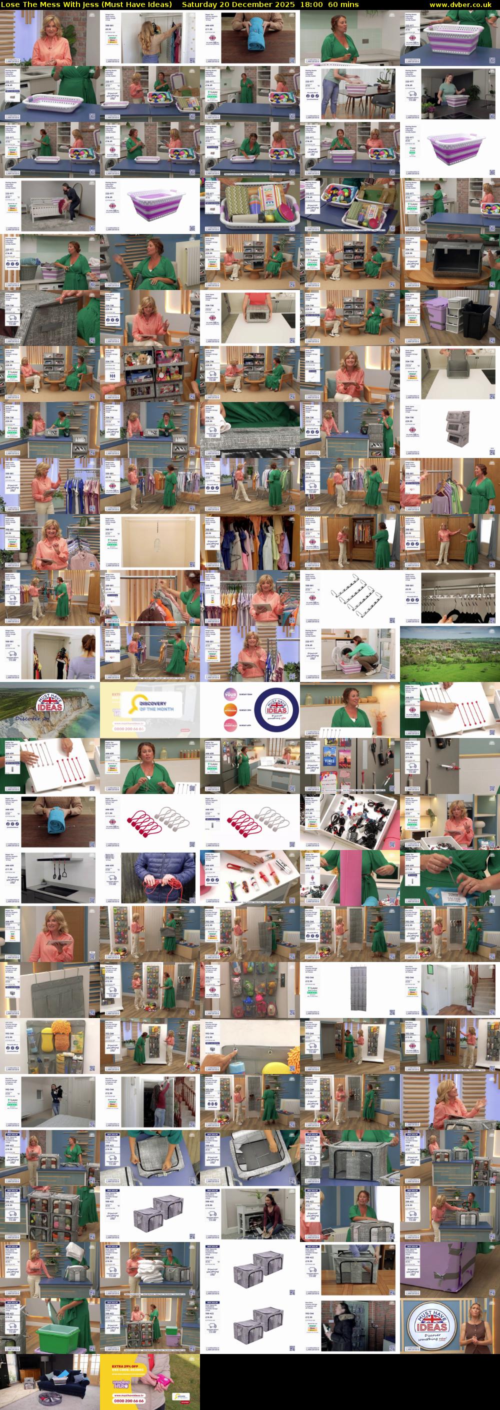 Lose The Mess With Jess (Must Have Ideas) Saturday 20 December 2025 18:00 - 19:00