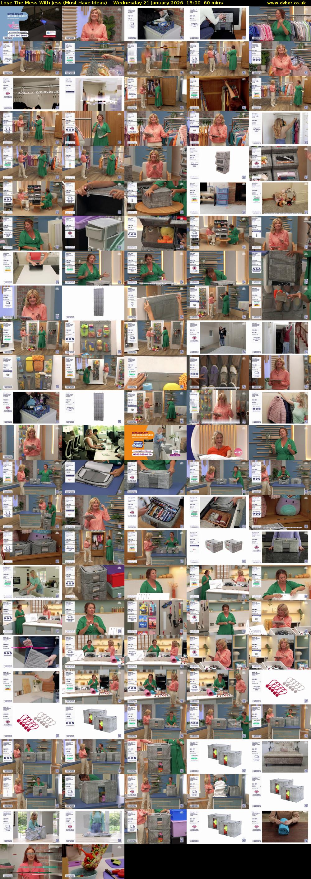 Lose The Mess With Jess (Must Have Ideas) Wednesday 21 January 2026 18:00 - 19:00