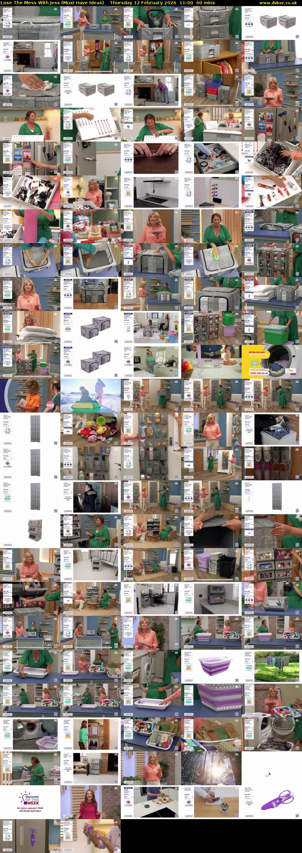 Lose The Mess With Jess (Must Have Ideas) Thursday 12 February 2026 11:00 - 12:00