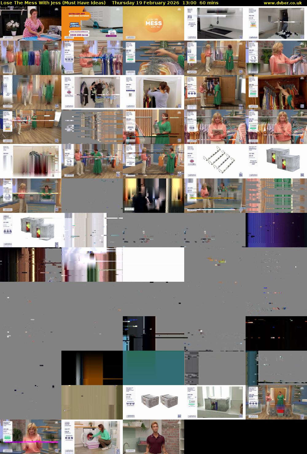 Lose The Mess With Jess (Must Have Ideas) Thursday 19 February 2026 13:00 - 14:00