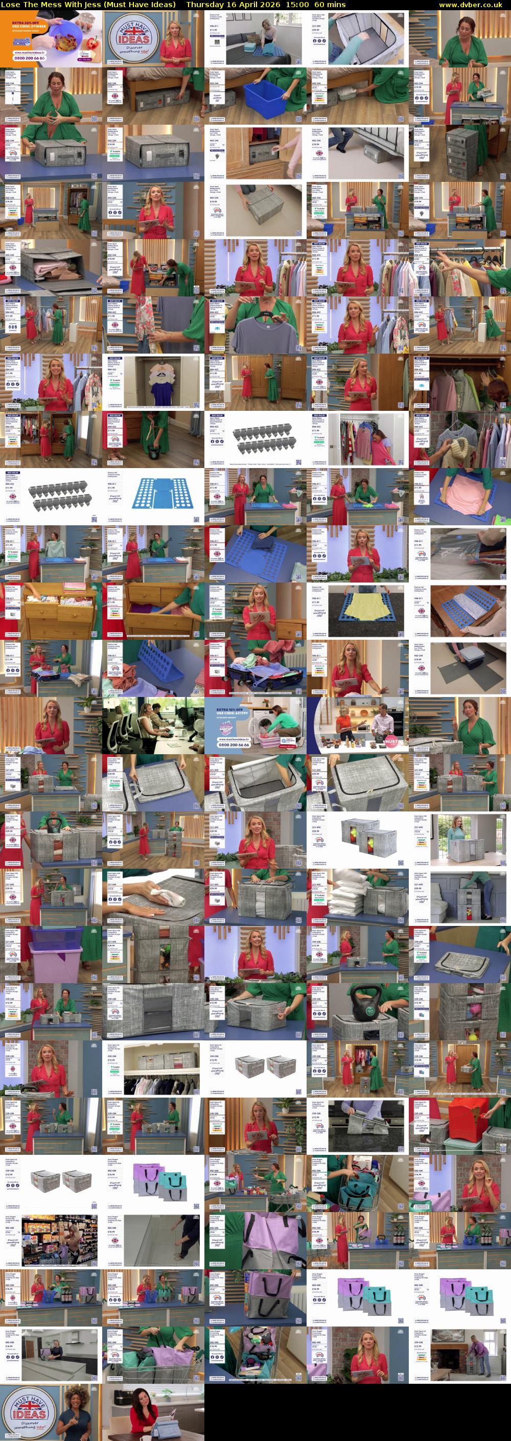 Lose The Mess With Jess (Must Have Ideas) Thursday 16 April 2026 15:00 - 16:00