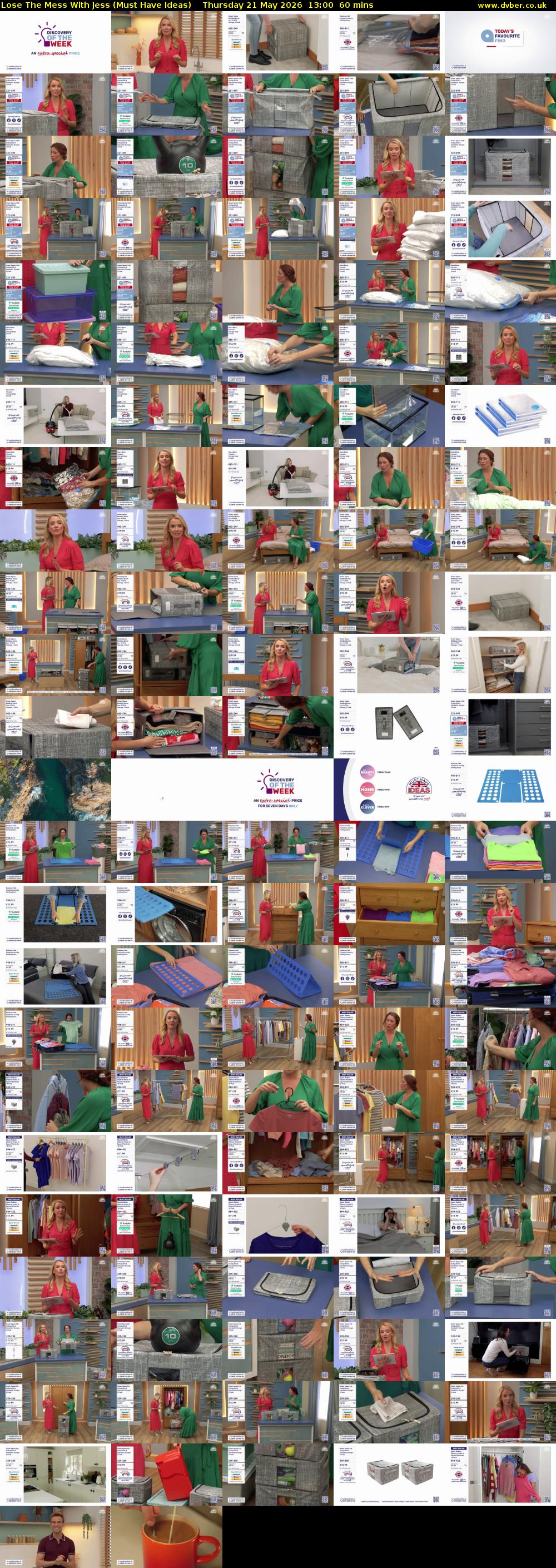 Lose The Mess With Jess (Must Have Ideas) Thursday 21 May 2026 13:00 - 14:00