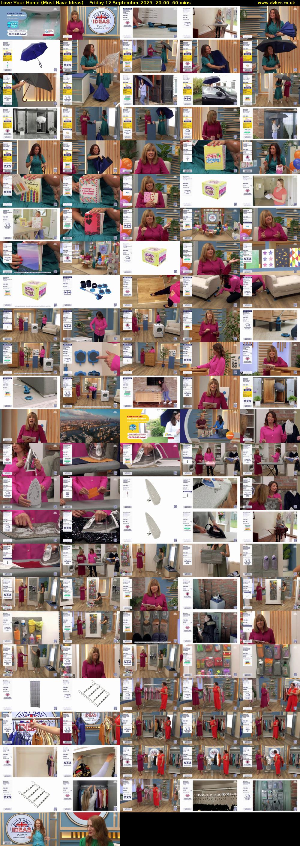 Love Your Home (Must Have Ideas) Friday 12 September 2025 20:00 - 21:00