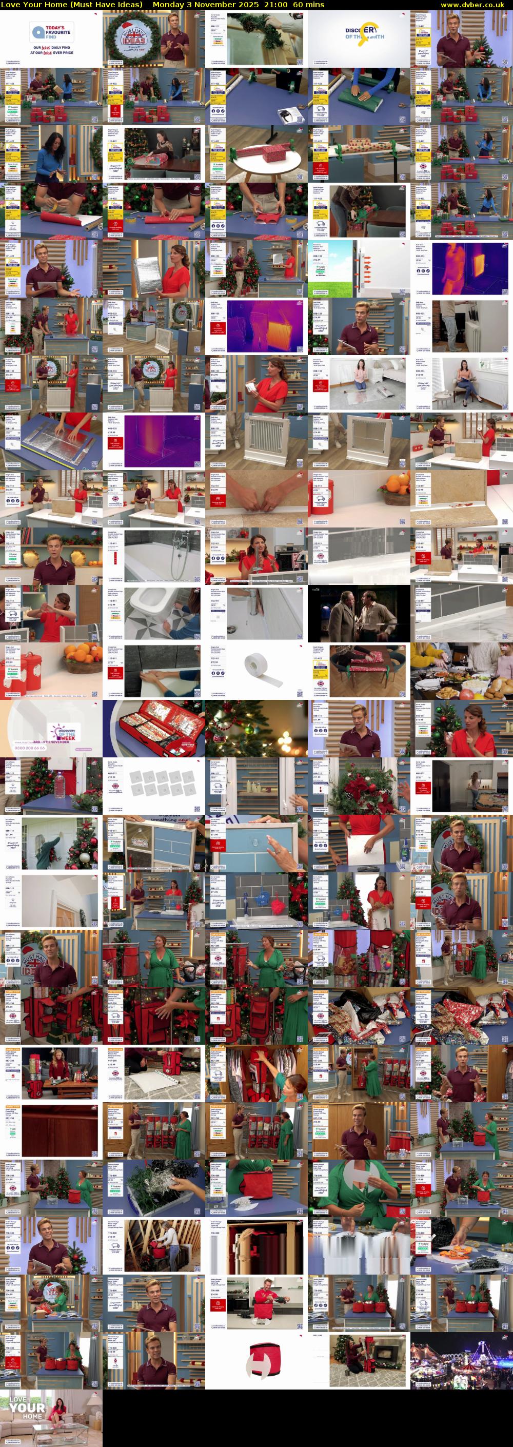 Love Your Home (Must Have Ideas) Monday 3 November 2025 21:00 - 22:00