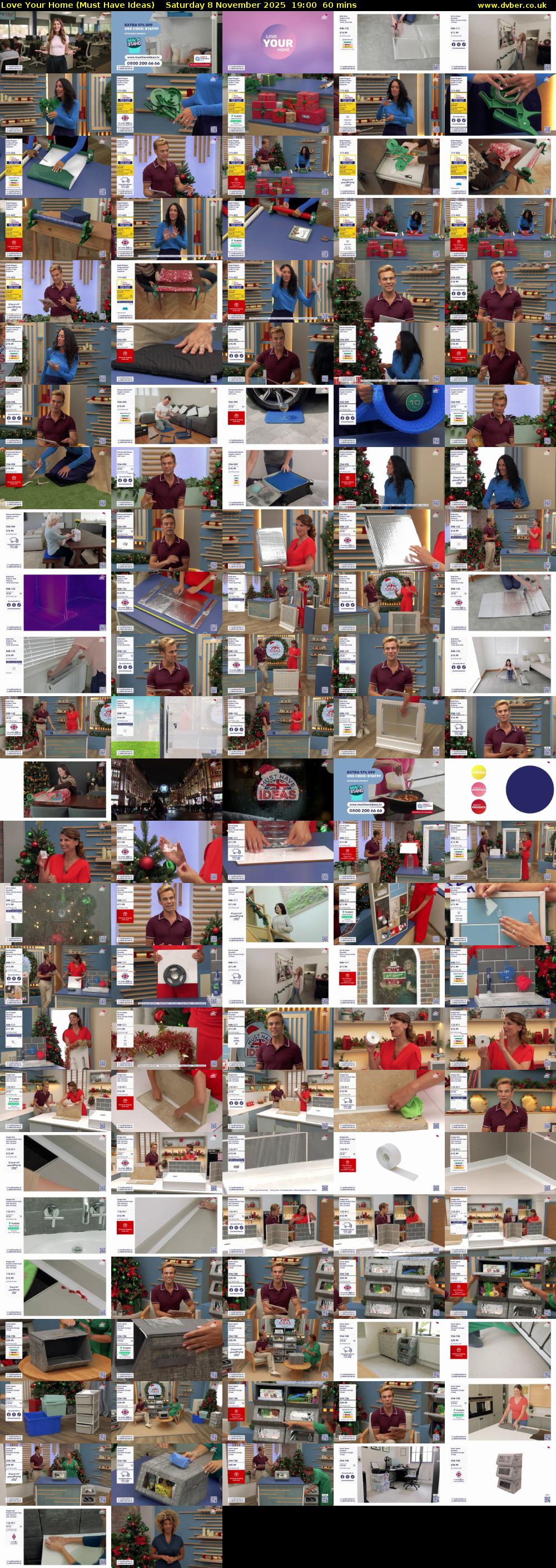 Love Your Home (Must Have Ideas) Saturday 8 November 2025 19:00 - 20:00