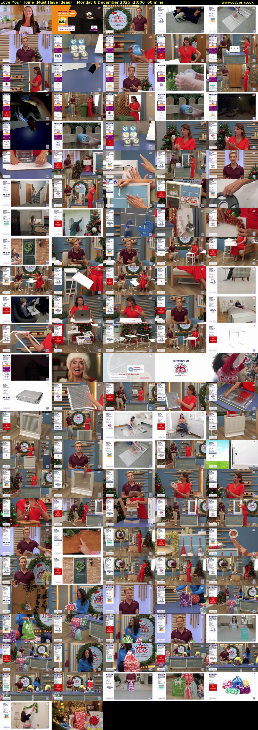 Love Your Home (Must Have Ideas) Monday 8 December 2025 20:00 - 21:00