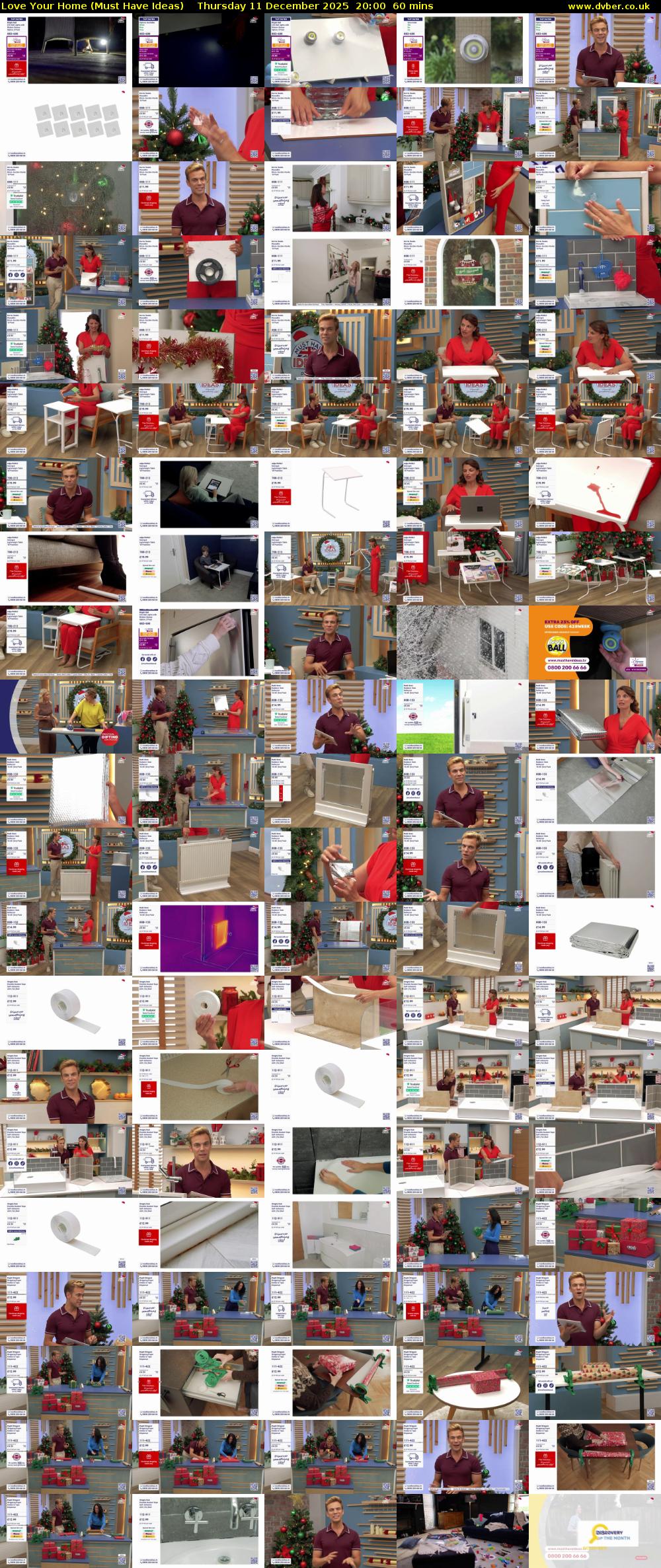 Love Your Home (Must Have Ideas) Thursday 11 December 2025 20:00 - 21:00