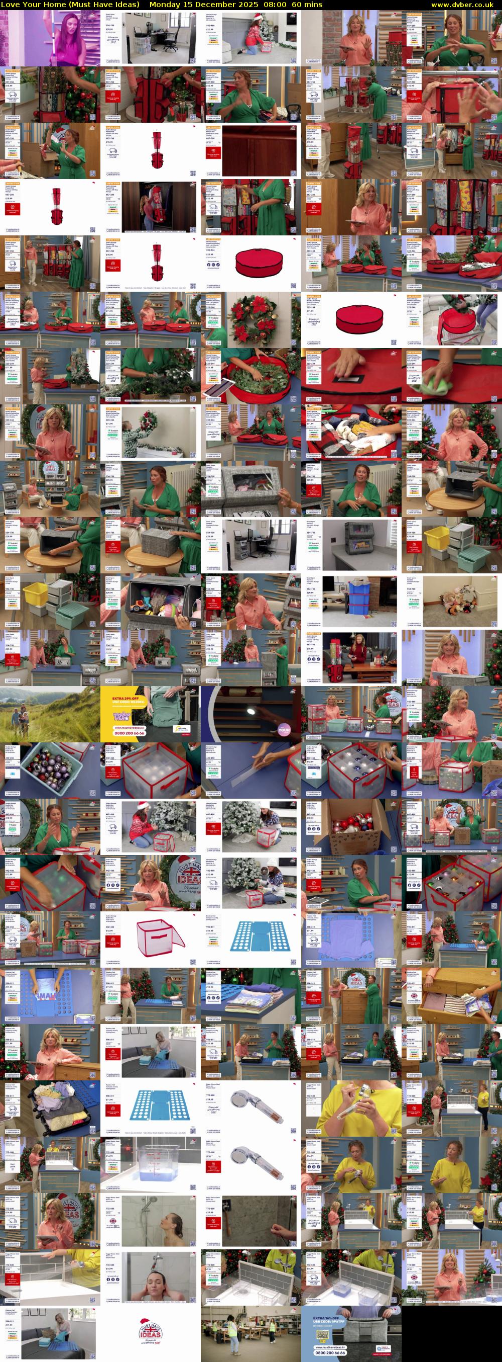 Love Your Home (Must Have Ideas) Monday 15 December 2025 08:00 - 09:00