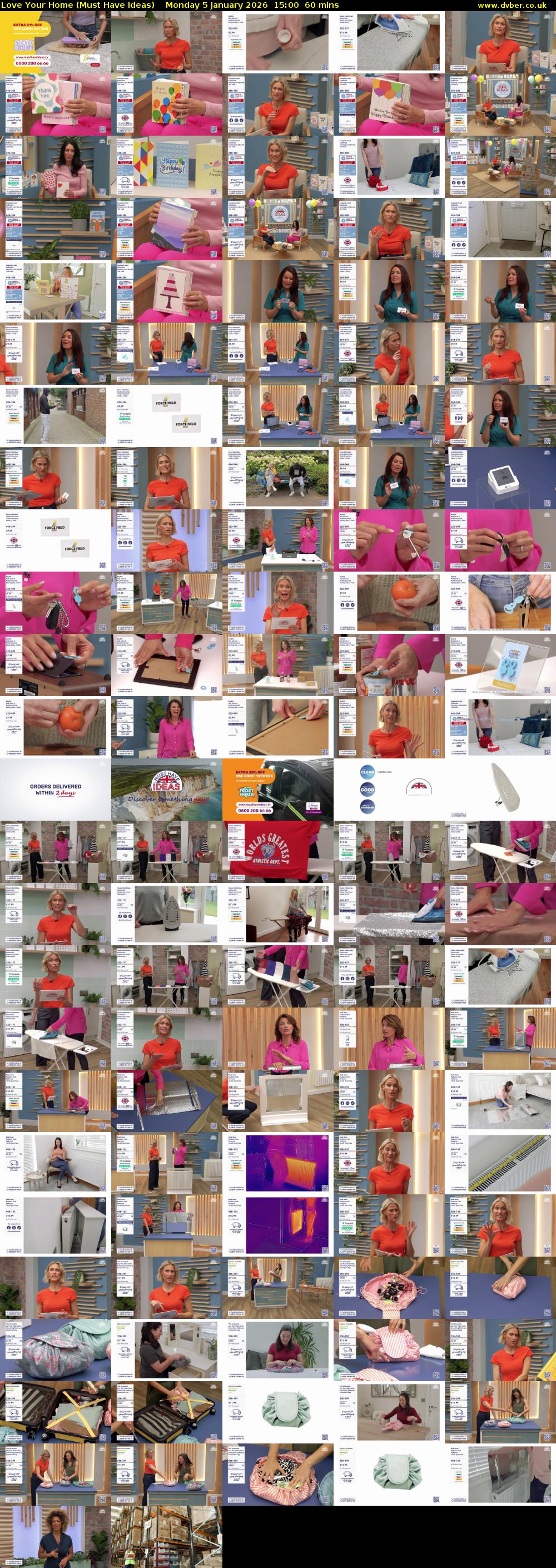 Love Your Home (Must Have Ideas) Monday 5 January 2026 15:00 - 16:00