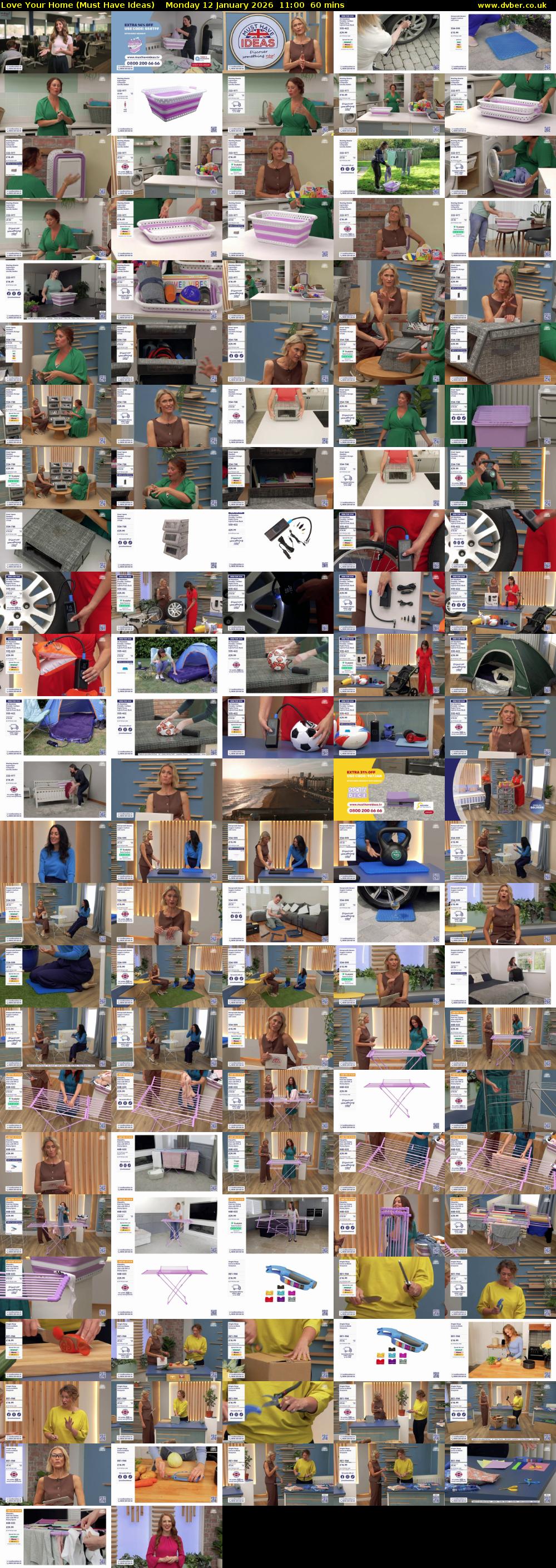 Love Your Home (Must Have Ideas) Monday 12 January 2026 11:00 - 12:00