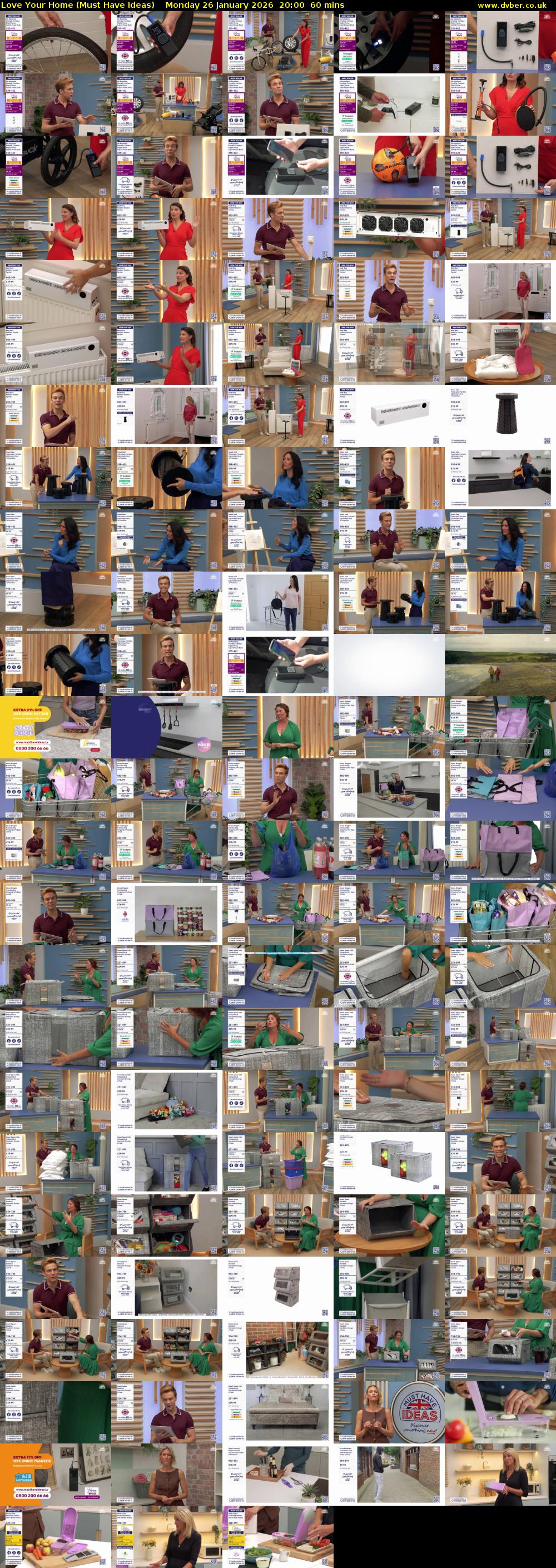 Love Your Home (Must Have Ideas) Monday 26 January 2026 20:00 - 21:00