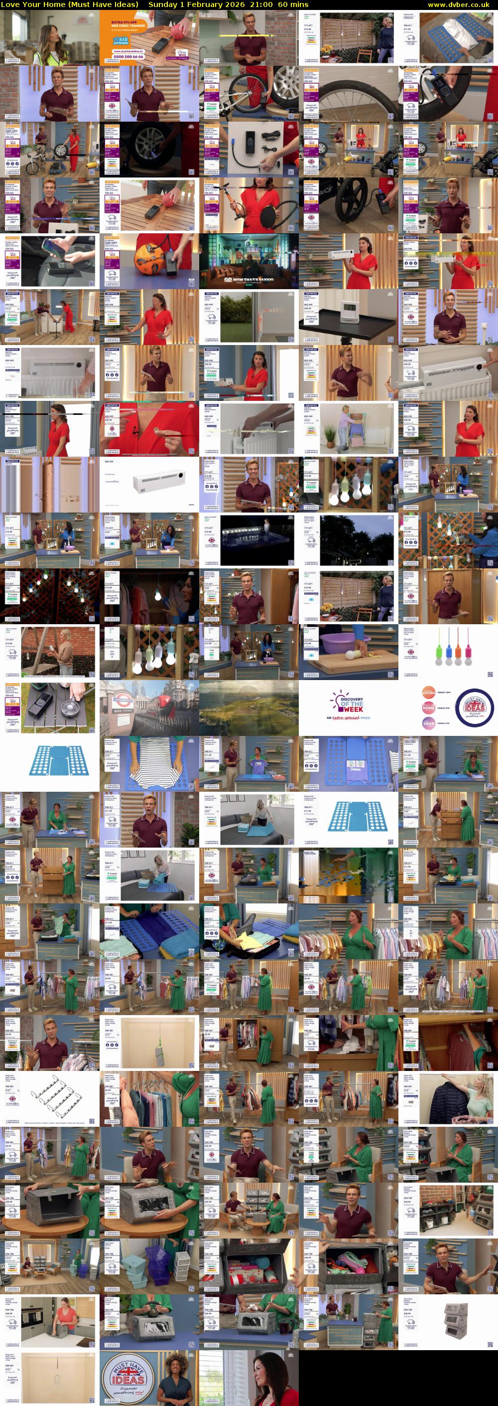 Love Your Home (Must Have Ideas) Sunday 1 February 2026 21:00 - 22:00