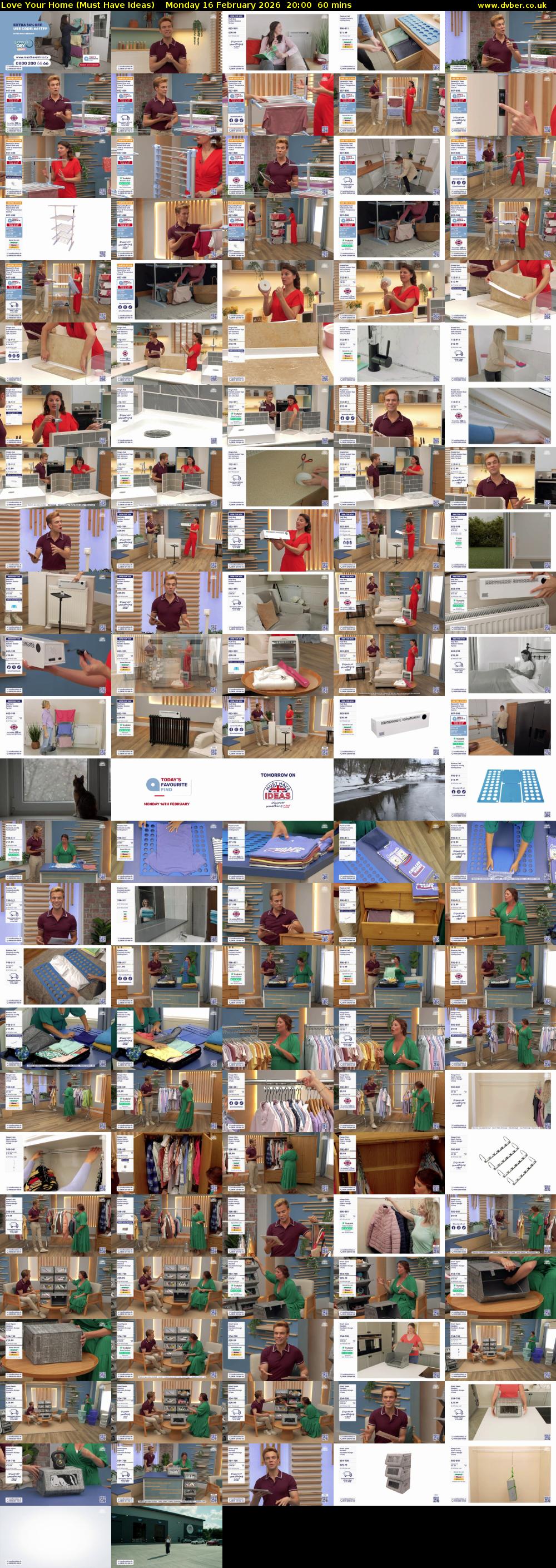 Love Your Home (Must Have Ideas) Monday 16 February 2026 20:00 - 21:00