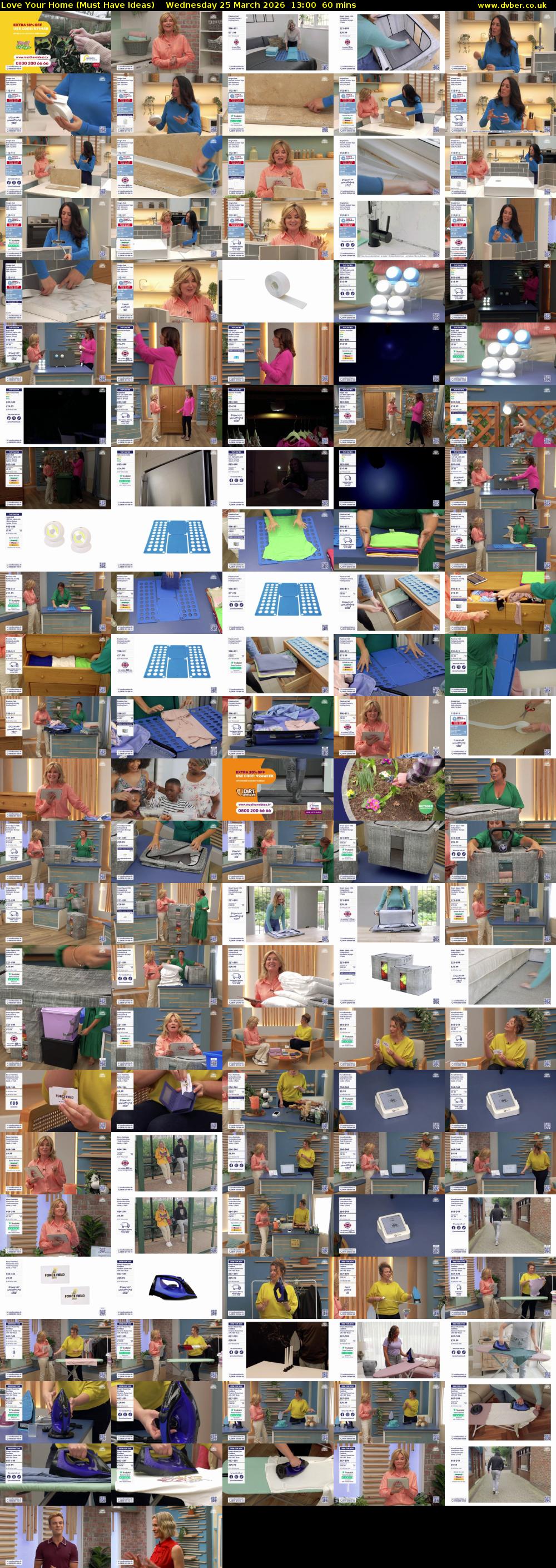 Love Your Home (Must Have Ideas) Wednesday 25 March 2026 13:00 - 14:00