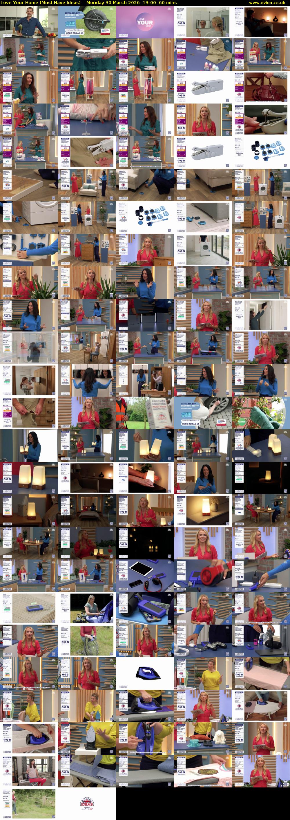Love Your Home (Must Have Ideas) Monday 30 March 2026 13:00 - 14:00