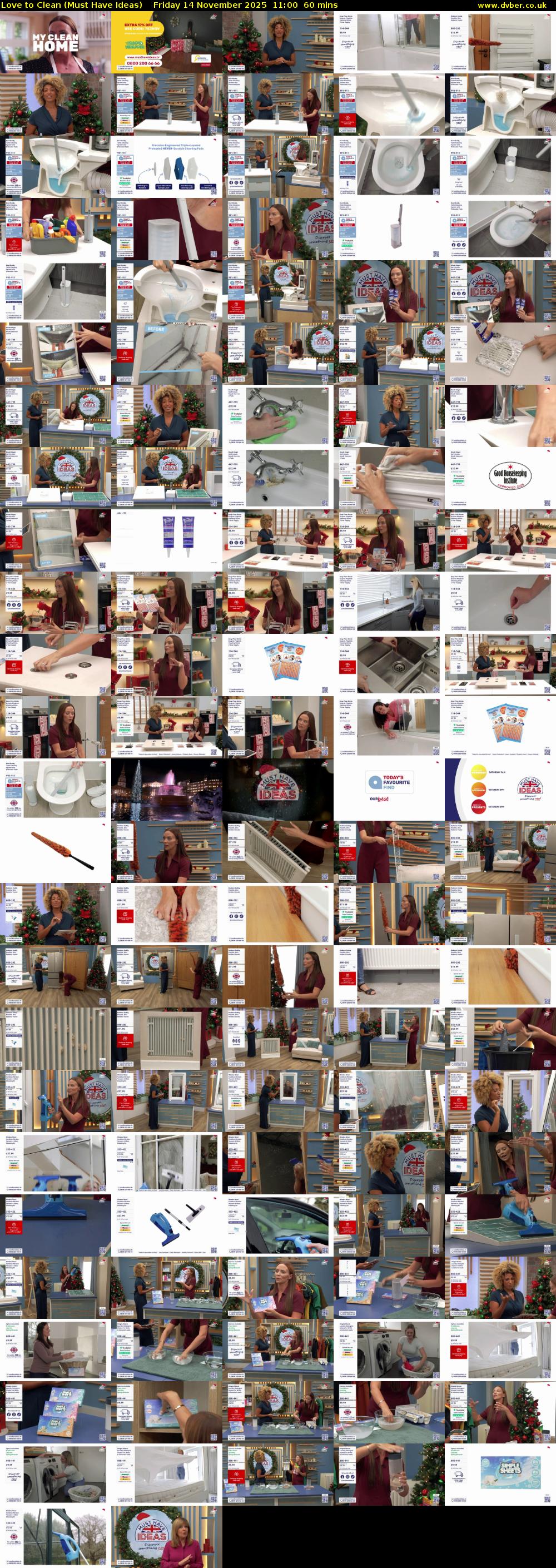 Love to Clean (Must Have Ideas) Friday 14 November 2025 11:00 - 12:00