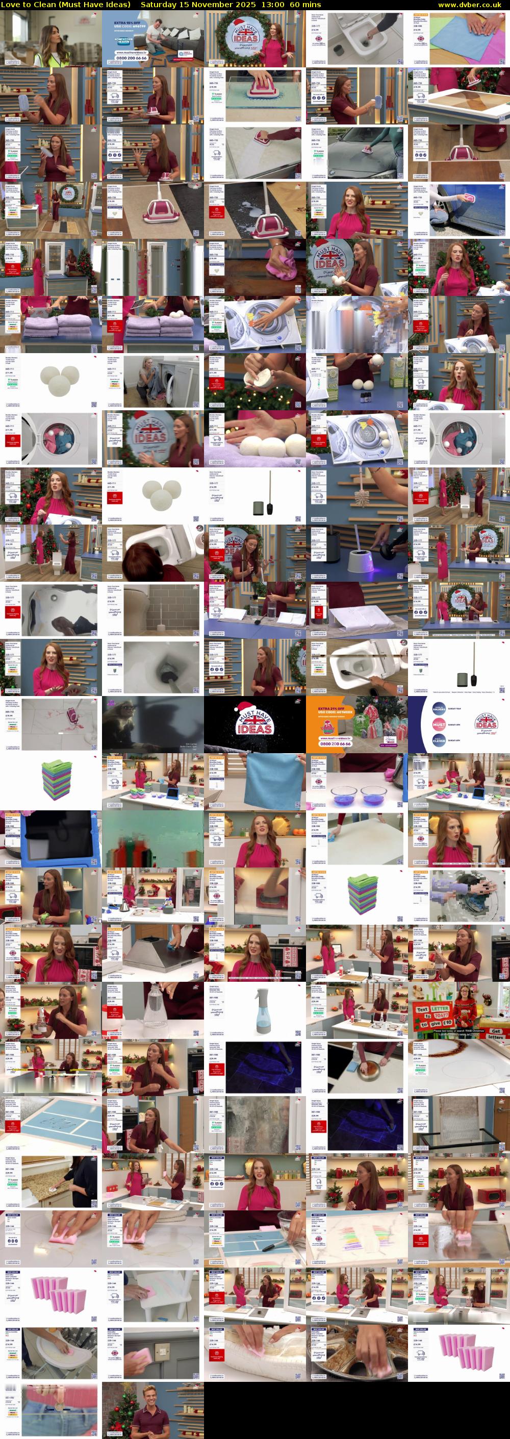 Love to Clean (Must Have Ideas) Saturday 15 November 2025 13:00 - 14:00