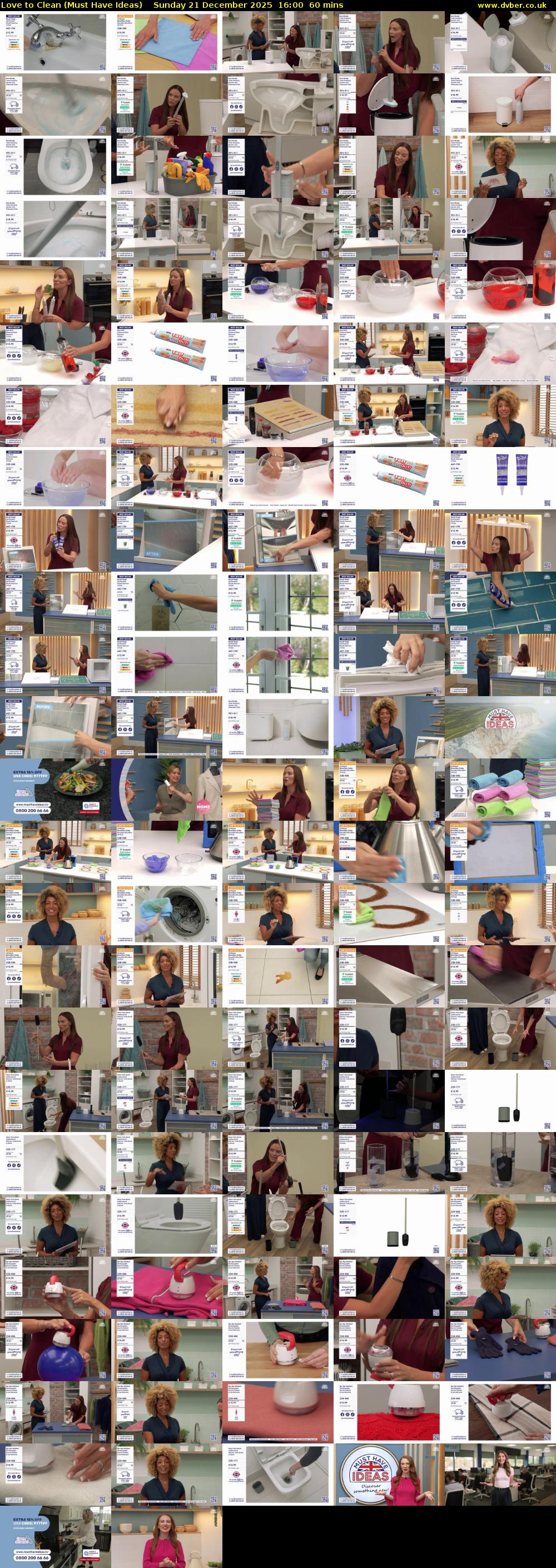 Love to Clean (Must Have Ideas) Sunday 21 December 2025 16:00 - 17:00