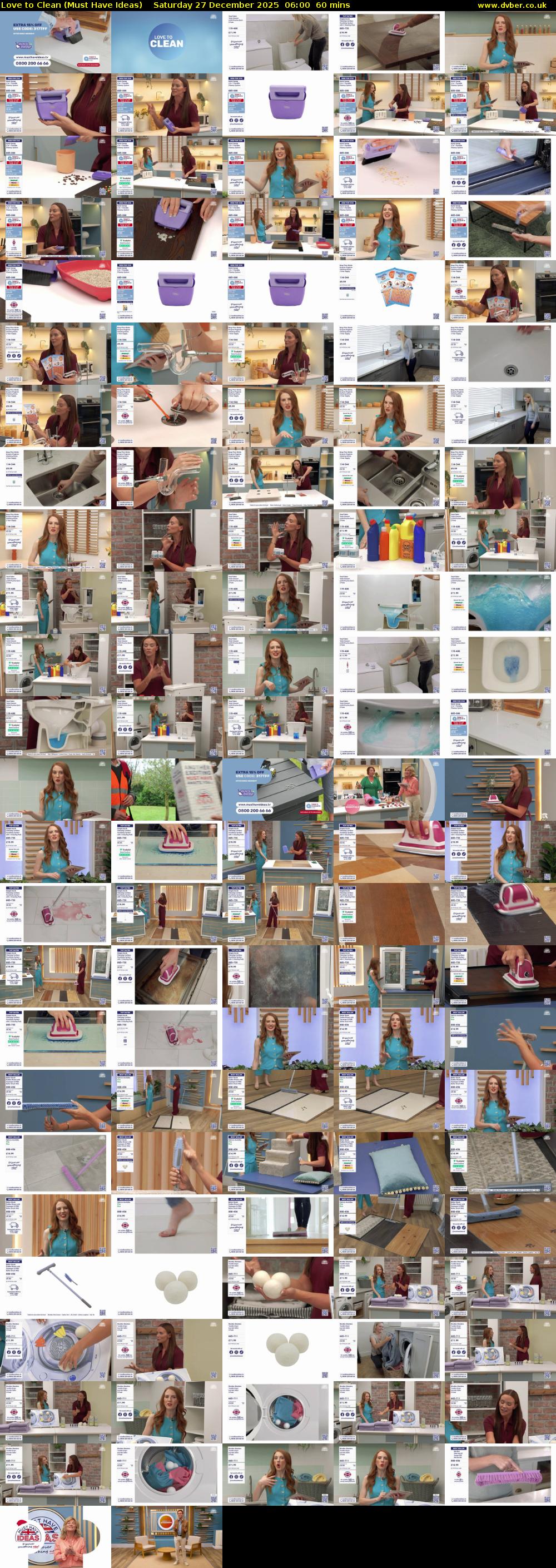 Love to Clean (Must Have Ideas) Saturday 27 December 2025 06:00 - 07:00