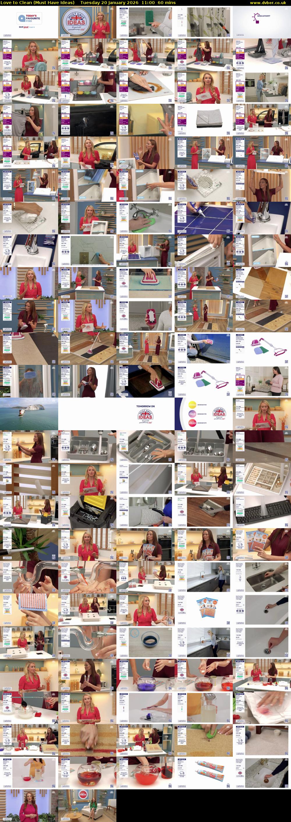 Love to Clean (Must Have Ideas) Tuesday 20 January 2026 11:00 - 12:00