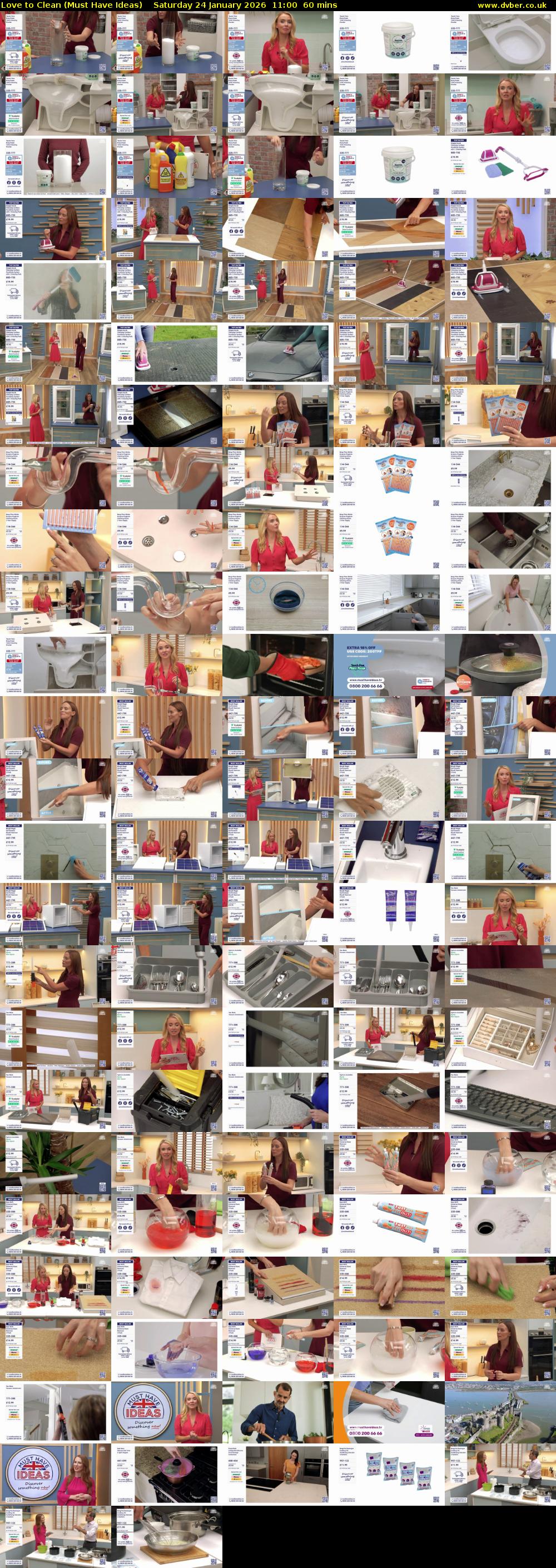 Love to Clean (Must Have Ideas) Saturday 24 January 2026 11:00 - 12:00