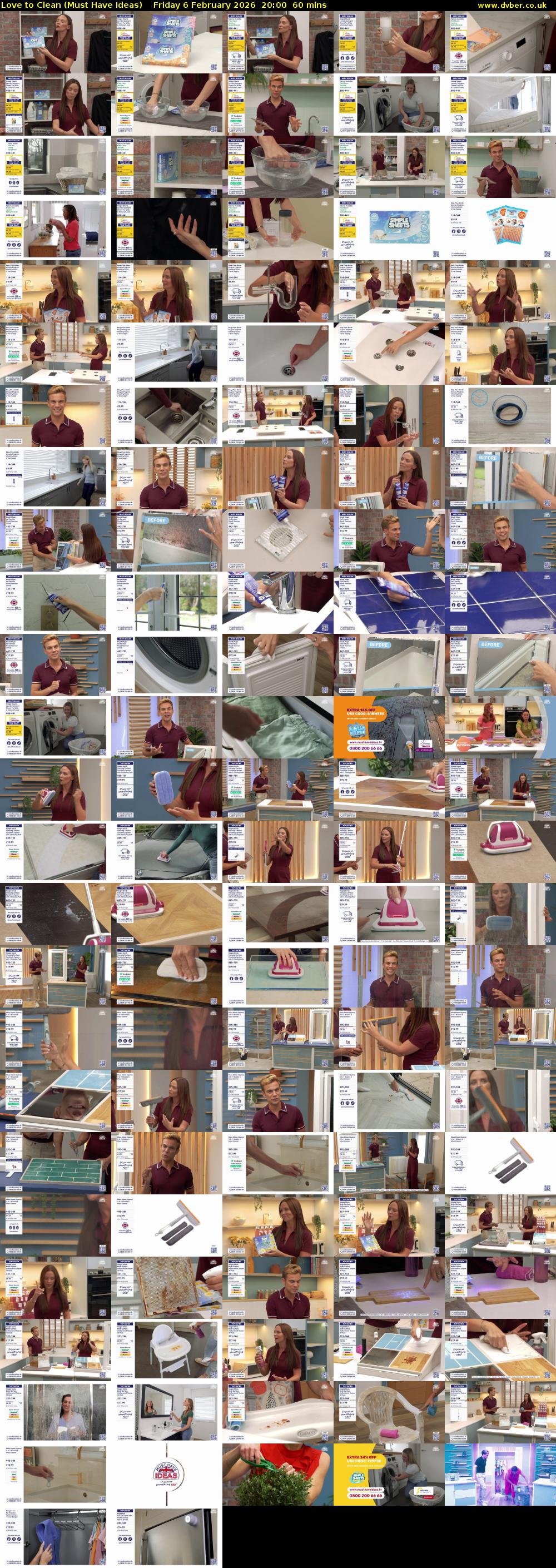 Love to Clean (Must Have Ideas) Friday 6 February 2026 20:00 - 21:00