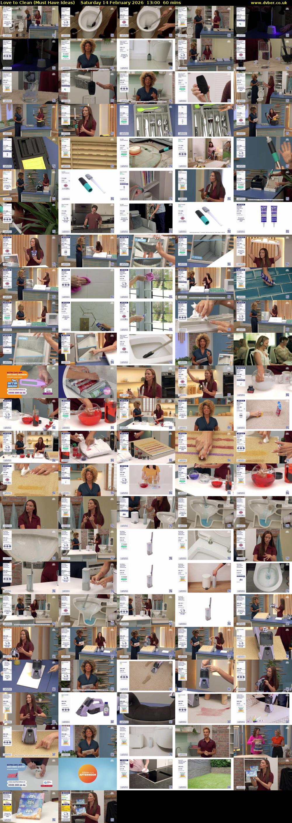 Love to Clean (Must Have Ideas) Saturday 14 February 2026 13:00 - 14:00