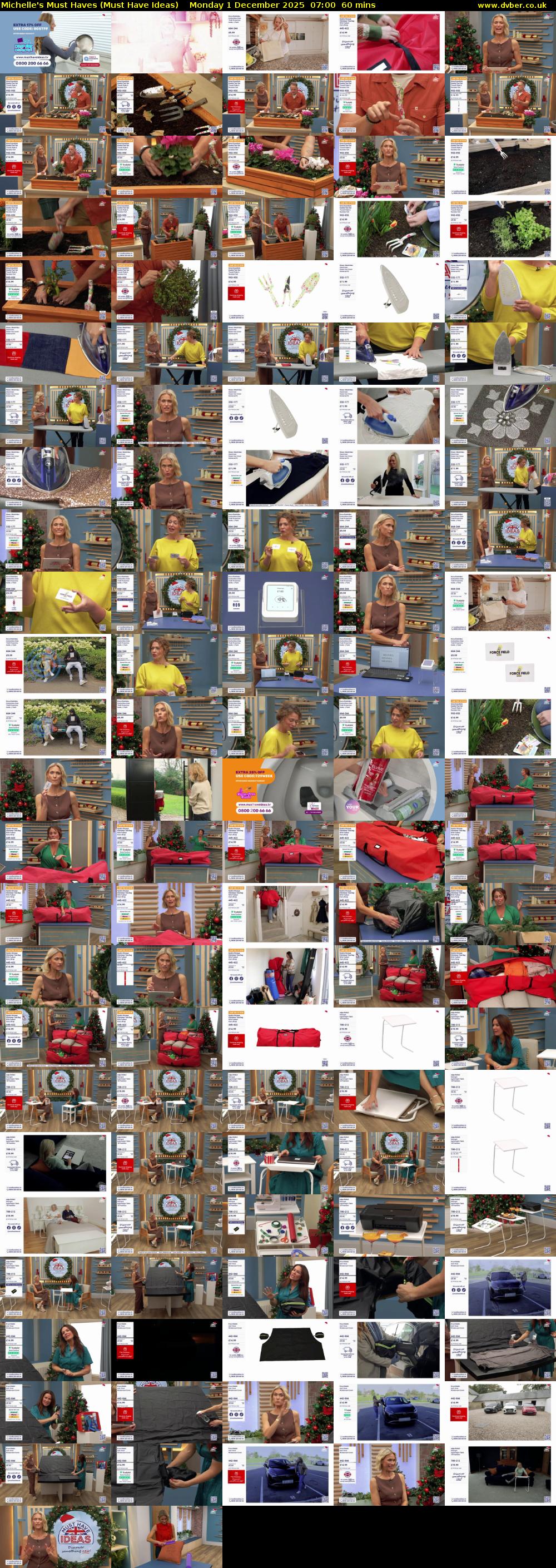 Michelle's Must Haves (Must Have Ideas) Monday 1 December 2025 07:00 - 08:00