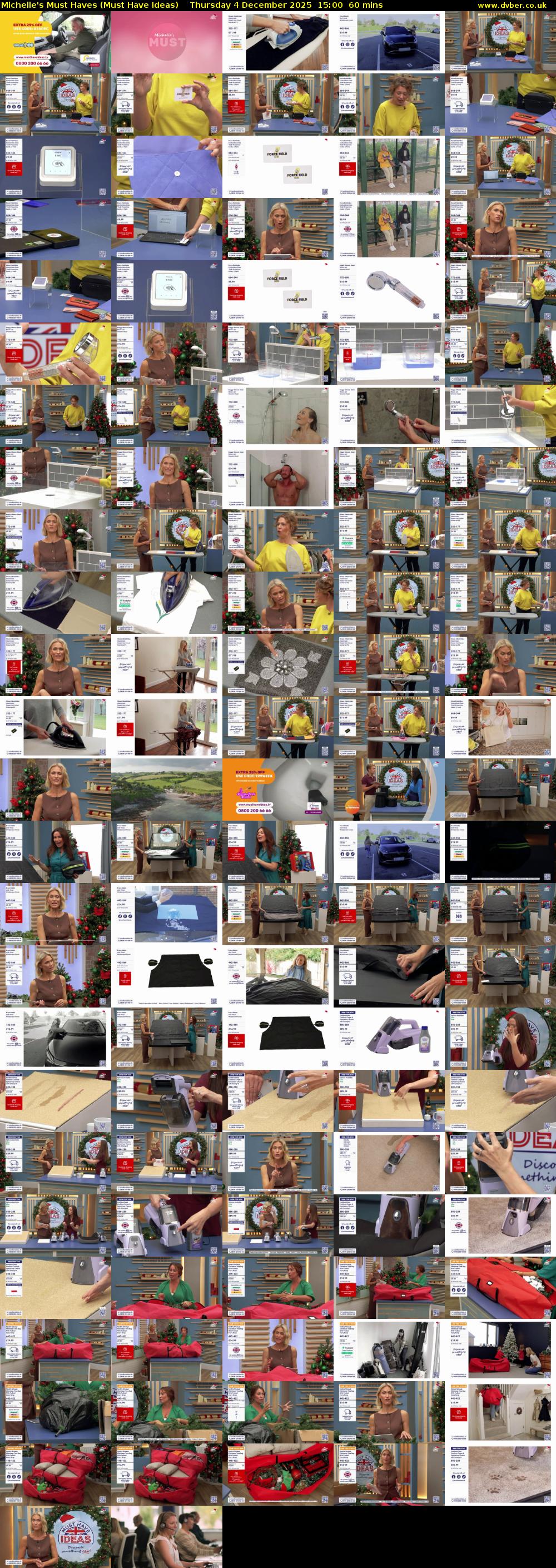 Michelle's Must Haves (Must Have Ideas) Thursday 4 December 2025 15:00 - 16:00