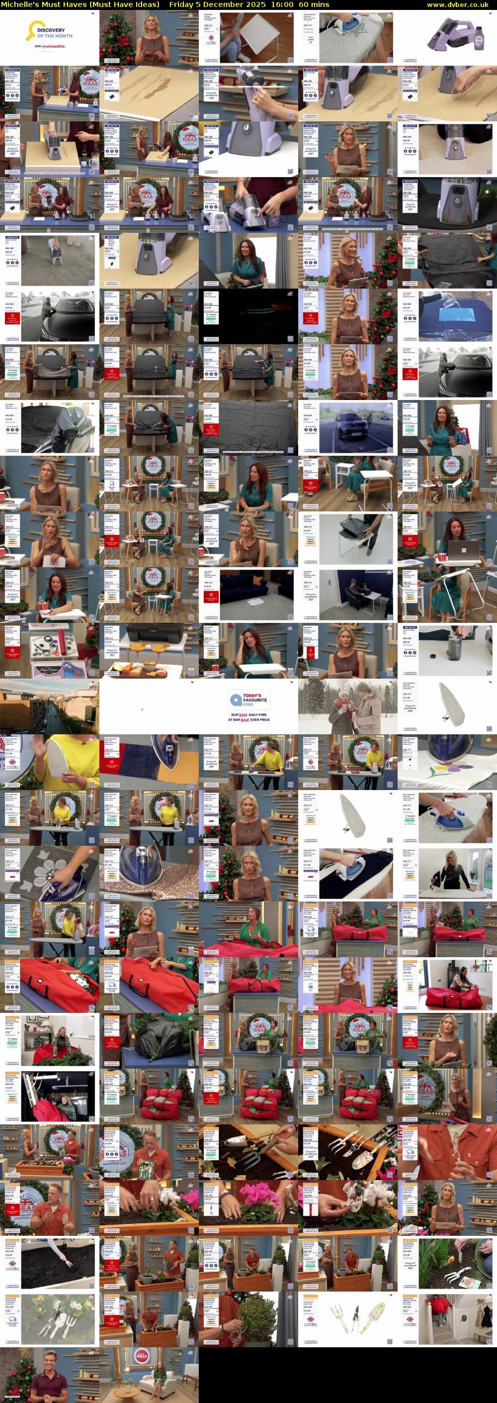 Michelle's Must Haves (Must Have Ideas) Friday 5 December 2025 16:00 - 17:00