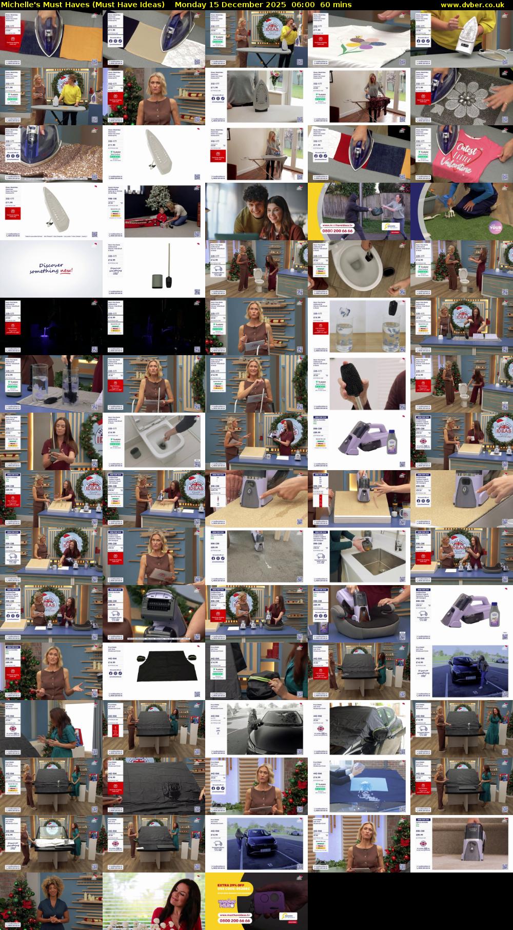 Michelle's Must Haves (Must Have Ideas) Monday 15 December 2025 06:00 - 07:00